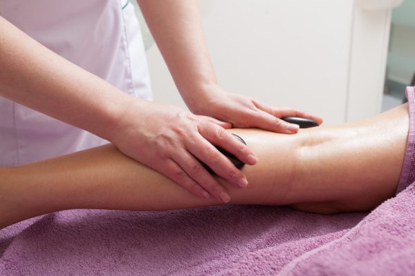 Hot stone-massage